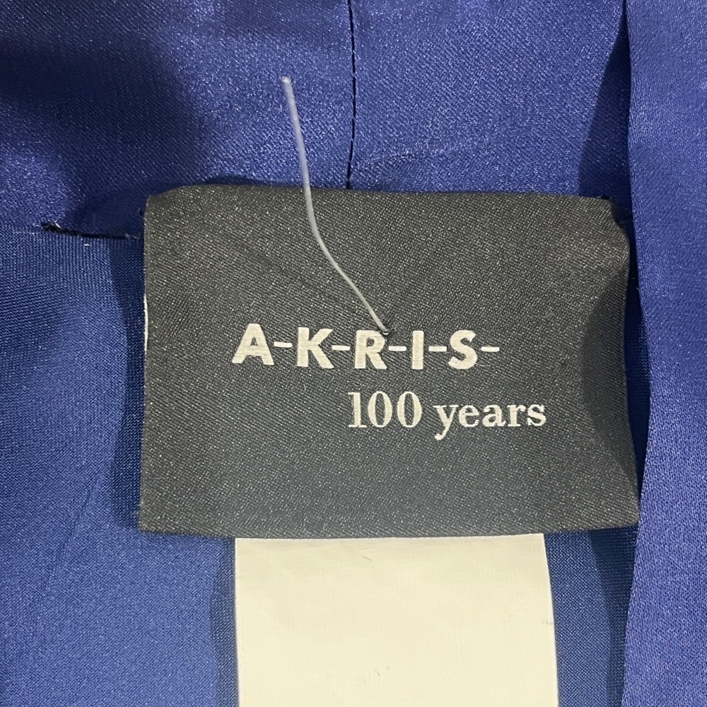 AKRIS Blue Sleeveless Midi Dress - Picture 6 of 12